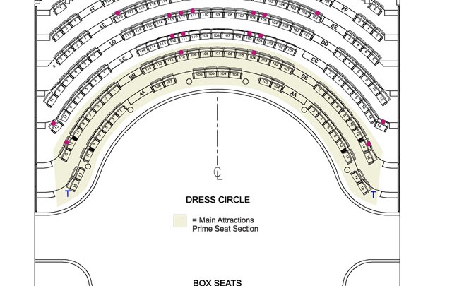 balcony seating